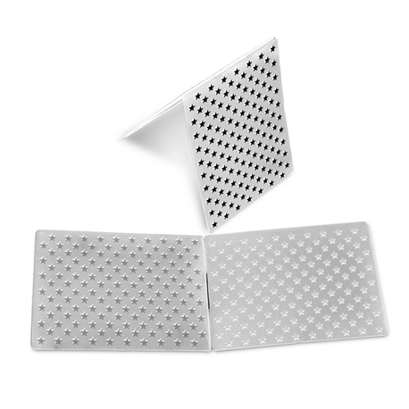 Molde para Embossing Estrelas - Mimo - 10,5cm X 14,5cm