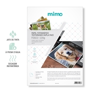 Papel Fotografico A Prova D`Agua Mimo - Dupla Face Fosco Texturizado A4 20fls 220gr
