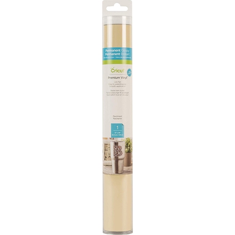 Vinil Adesivo Permanente Brilhante Creme - Cricut - 30x122cm - 01 unidade