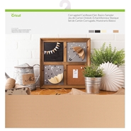 Kit Papel Cartão Corrugado e Liso Basico - Cricut - 30x30cm - 20 folhas