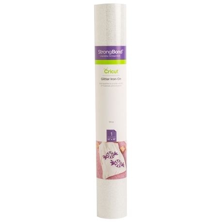 Transfer Glitter Branco - Cricut - 30x60cm - 01 unidade